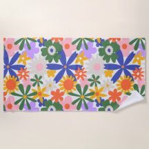 Happy Huge Primary Colour Flowers Explosion