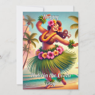 Happy Hula in the Coola Day Holiday Card