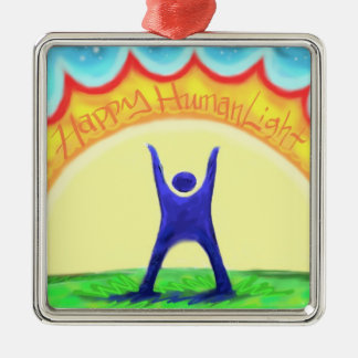 Happy HumanLight Metal Tree Decoration