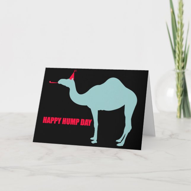 Happy Hump Day Camel Greeting Card (Front)