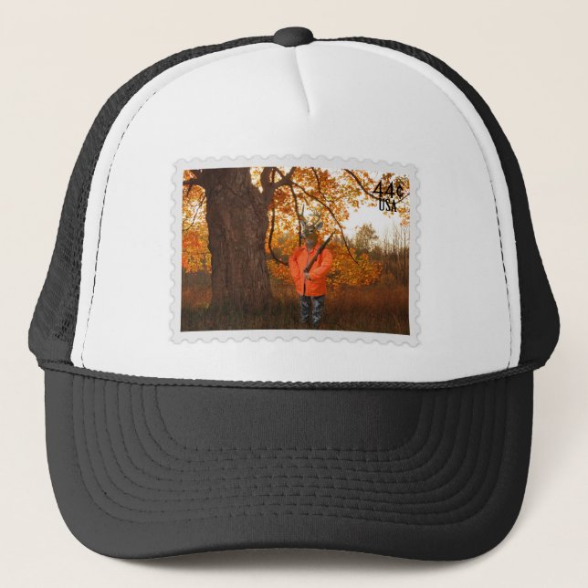 Happy Hunting Trucker Hat (Front)