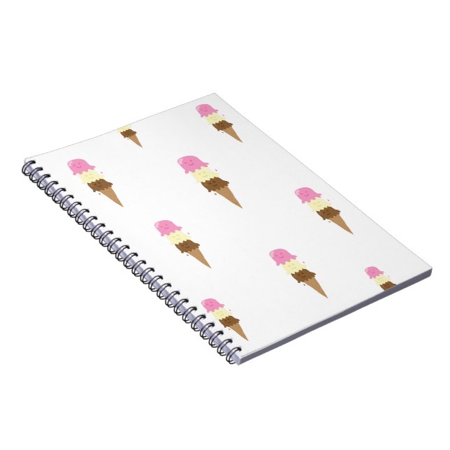 happy ice creams notebook (Right Side)