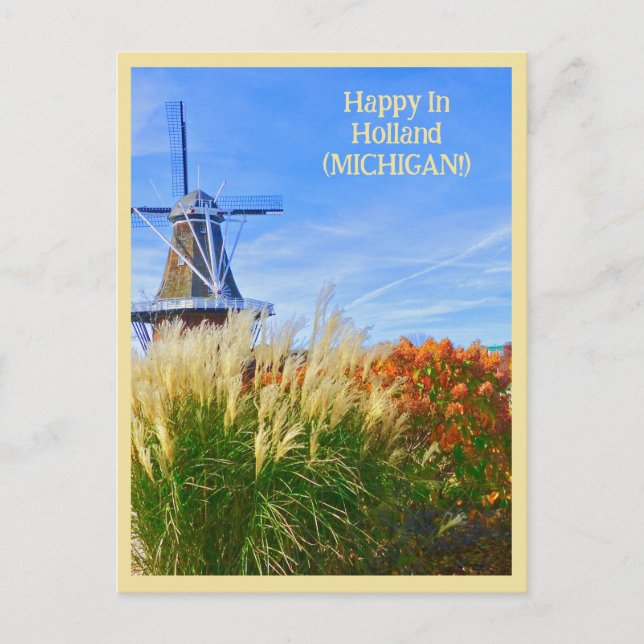 Happy In Holland (MICHIGAN) Postcard (Front)