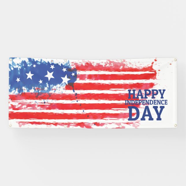 happy independence day 4th of july 8 banner (Horizontal)