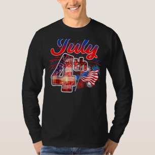 Happy Independence Day 4th Of July America Patriot T-Shirt