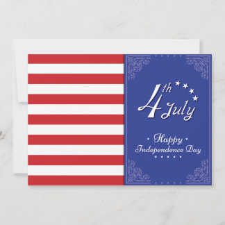 Happy Independence Day America Holiday Card
