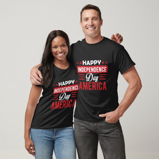 Happy Independence Day America  T-Shirt (Unisex)