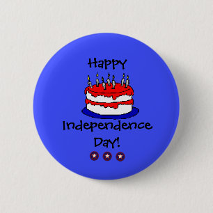 Happy Independence Day Button