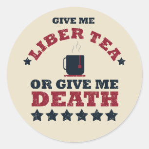 Happy independence day funny 4th of july classic round sticker