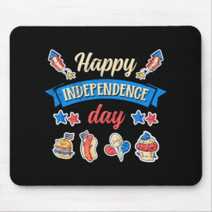 Happy Independence Day - Independence 4th Of July Mouse Mat