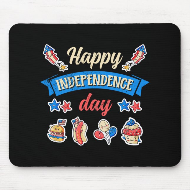 Happy Independence Day - Independence 4th Of July  Mouse Mat (Front)