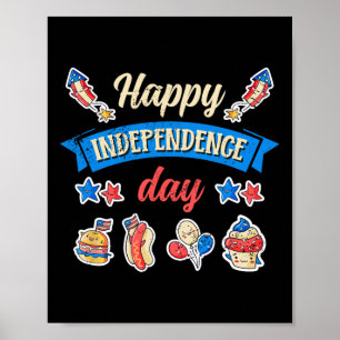 Happy Independence Day - Independence 4th Of July  Poster