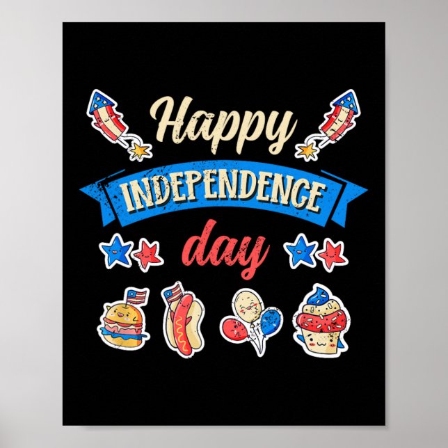 Happy Independence Day - Independence 4th Of July  Poster (Front)