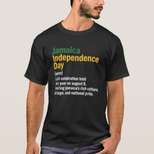 Happy Independence Day Jamaica Definition 63rd Jam T-Shirt