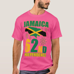 Happy Independence Day Jamaica Since 1962 Proud Ja T-Shirt