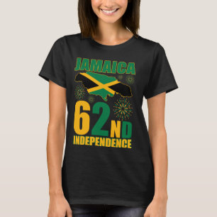 Happy Independence Day Jamaica Since 1962 Proud Ja T-Shirt