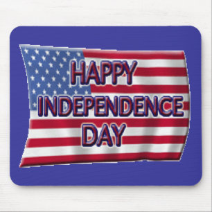 Happy Independence Day Mouse Mat