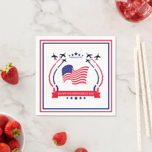 Happy Independence Day Party Celebration Supplies Napkin