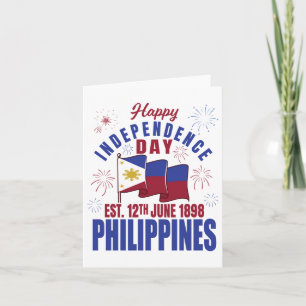 Happy Independence Day Philippines Pinoy Filipino Card