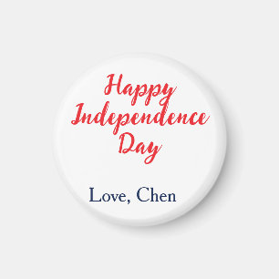 happy independence day red blue labour american si magnet
