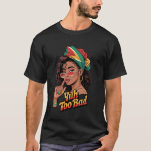 Happy Independence Guyana, Guyanese Flag, Messy Bu T-Shirt