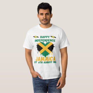 Happy Independence Jamaica Day Jamaican Flag 1962  T-Shirt