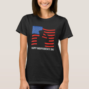 Happy Independence Veteran Proud American Soldier T-Shirt