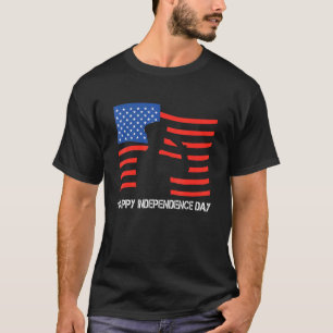 Happy Independence Veteran Proud American Soldier T-Shirt