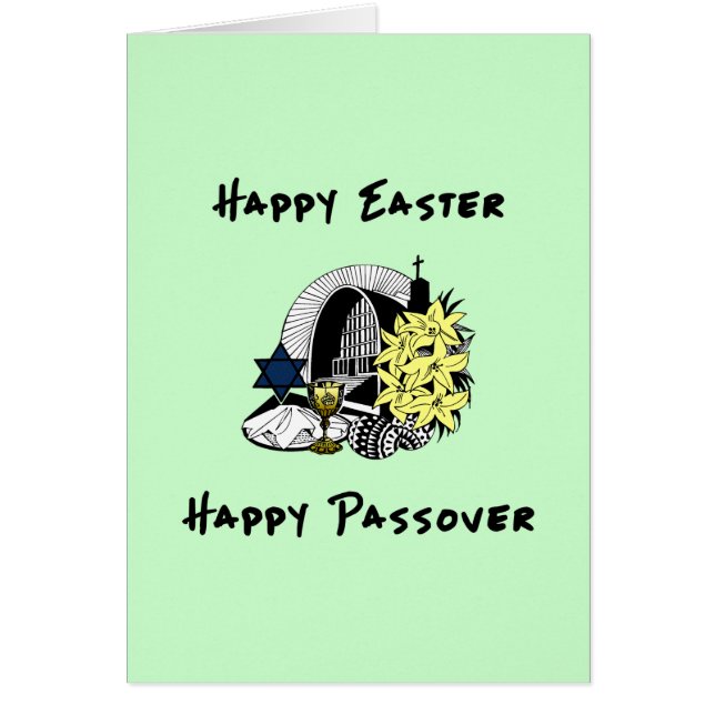 Happy Interfaith Easter and Passover (Front)