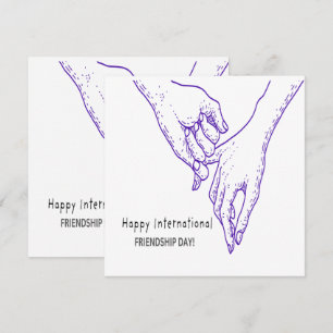 Happy International Friendship Day Celebration Invitation