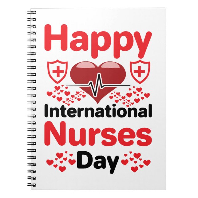 happy international nurses day notebook (Front)