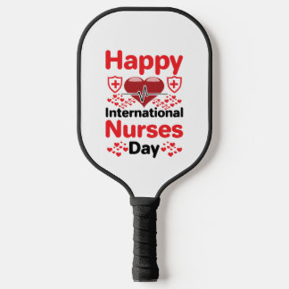 happy international nurses day pickleball paddle