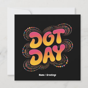 Happy International Polka Dot Day Women Girls Kids Invitation