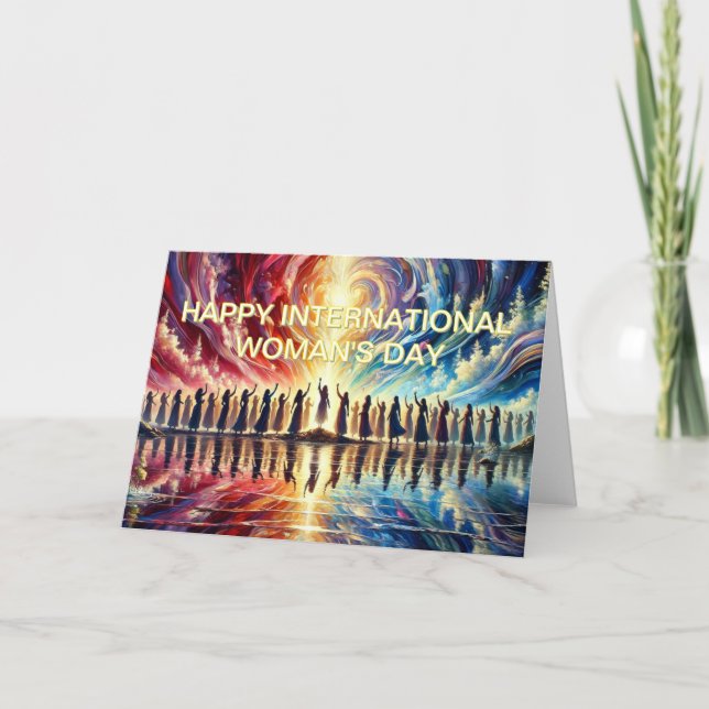 Happy International Woman's Day Card (Front)