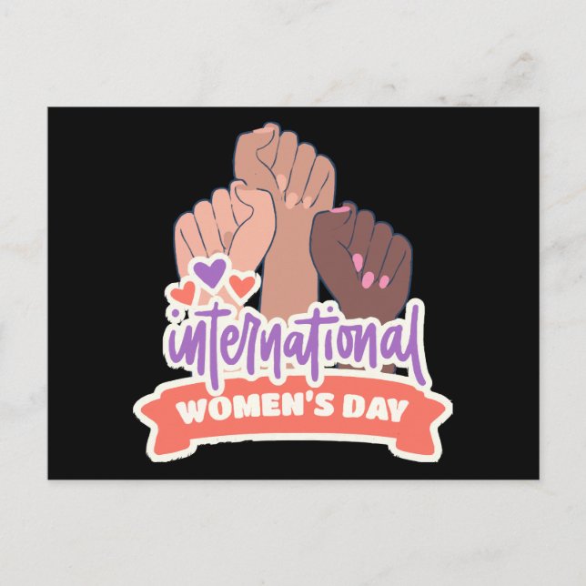 Happy International Women’s Day Postcard (Front)