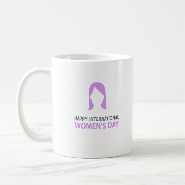 Happy International Women's Day Coffee Mug (Left)