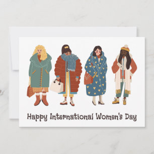 Happy International Women's Day Holiday Card