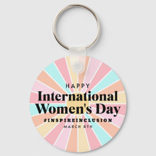 Happy International Women's Day   March 8th Key Ring