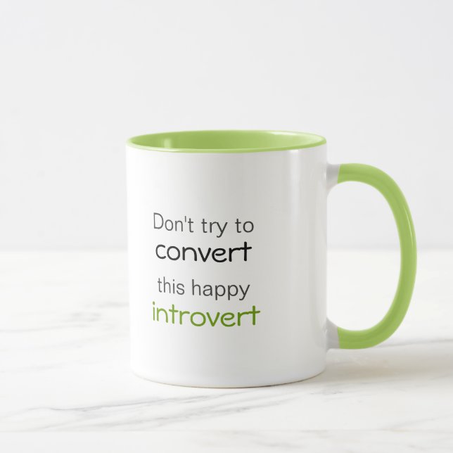 Happy Introvert Mug (Right)