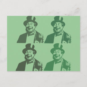Happy Irish Fellow Postcard