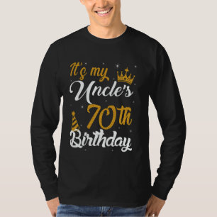 Happy It's My Uncle's 70th Birthday 1955 70 Years T-Shirt