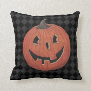 Happy Jack Halloween Pillow