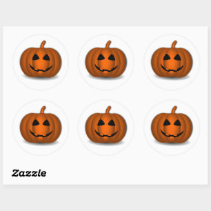 Happy Jack o' Lantern Halloween Sticker