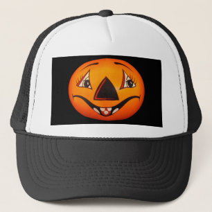 Happy Jack O’ Lantern Halloween Trucker Hat