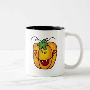 Happy Jack O Lantern Tshirts and Gifts Two-Tone Coffee Mug