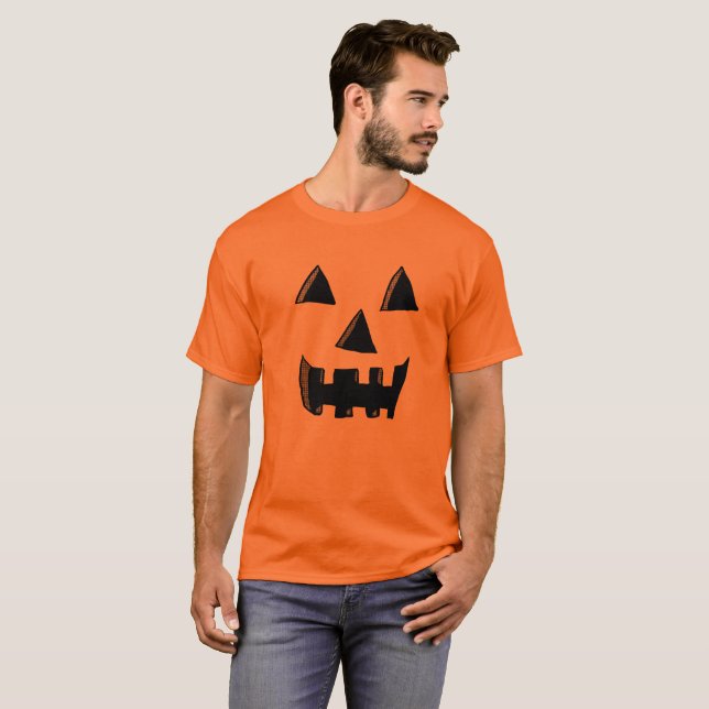 Happy Jackolantern Face Shirt (Front Full)