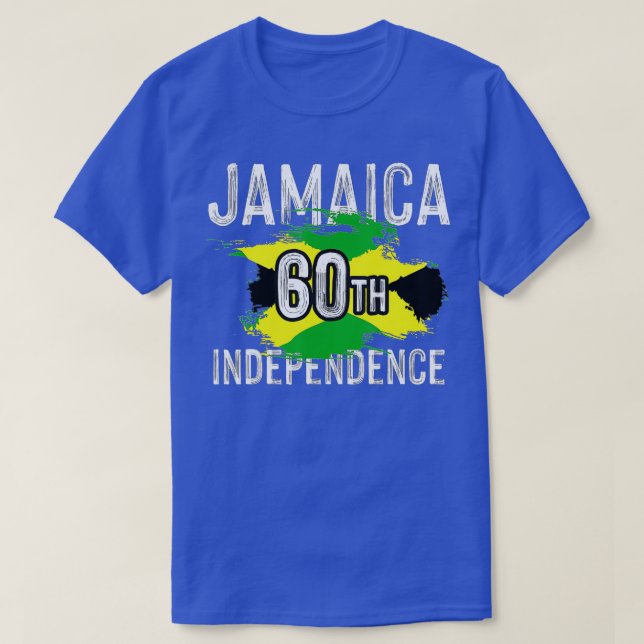 Happy Jamaica 60th Independence Day Costume Jamaic T-Shirt (Design Front)