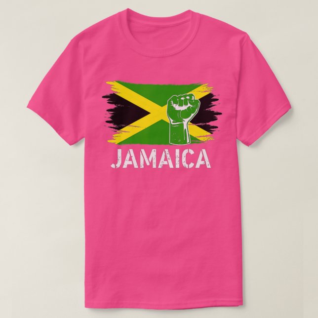 Happy Jamaica 60th Independence Day Costume Jamaic T-Shirt (Design Front)