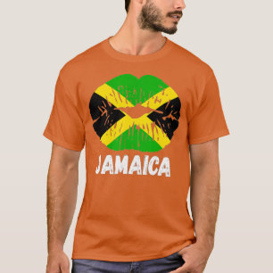 Happy Jamaica 60th Independence Day Lips Jamaican  T-Shirt