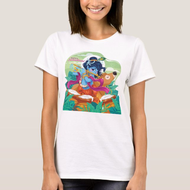 Happy Janmashtami  T-Shirt (Front)